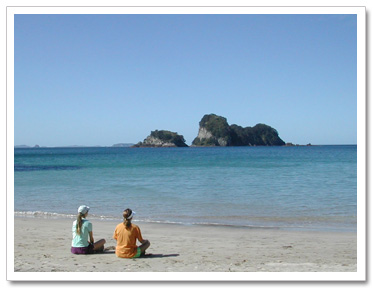 Meditation on the beach